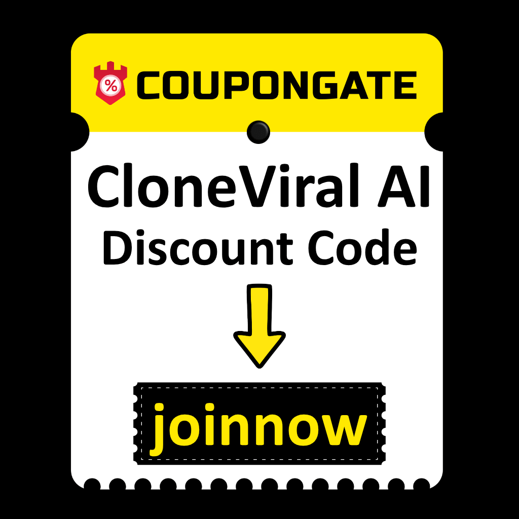 CloneViral AI 10% Discount Code “joinnow” 1 cloneviral ai discount code