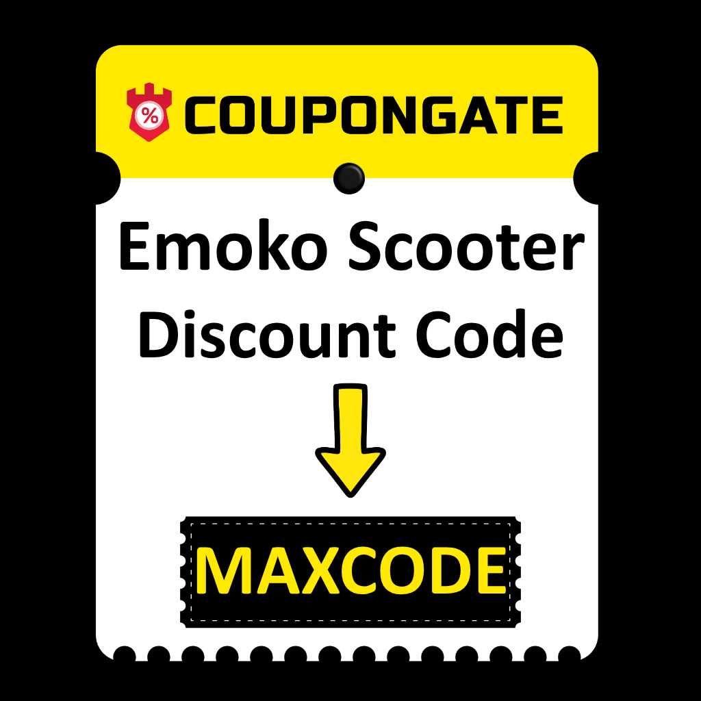 Emoko Scooter Discount Code “MAXCODE” 1 emoko scooter discount code