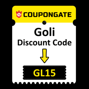 Goli Discount Code “GL15” 1 goli discount code