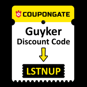 Guyker Discount Code “LSTNUP” 1 guyker discount code