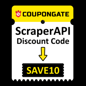 ScraperAPI Discount Code “SAVE10” 1 scraperapi discount code