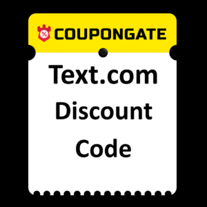 text discount code