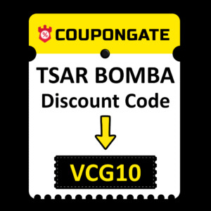 TSAR BOMBA Discount Code “VCG10” 1 tsar bomba discount code